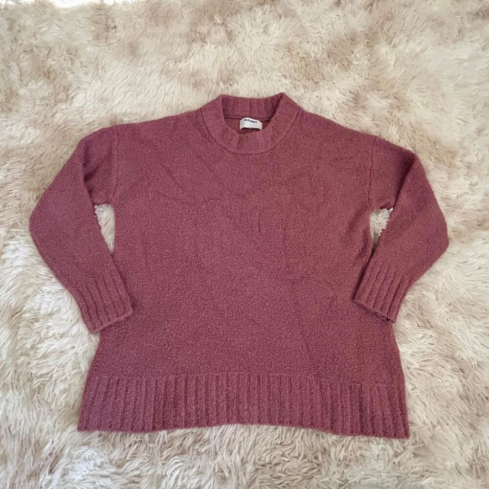 Old-navy Women's Pink and Burgundy Jumper